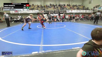 100 lbs Rr Rnd 5 - Jonah Roberts, HURRICANE WRESTLING ACADEMY vs Brentley Lee, Eufaula Ironheads Wrestling Club