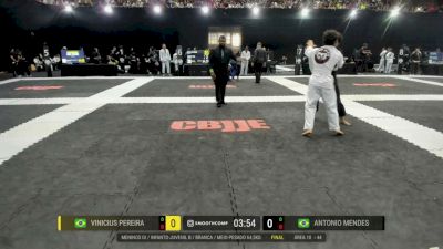 Vinicius Pereira vs Antonio Mendes 2026 CBJJE South American Jiu-Jitsu Championship