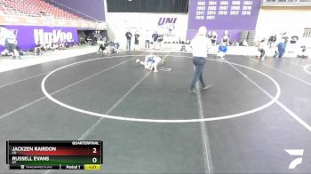 132 lbs Quarterfinal - Jackzen Rairdon, CO vs Russell Evans, UT