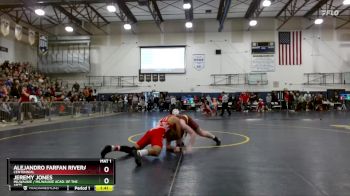 190 lbs Champ. Round 2 - Alejandro Farfan Rivera, Centennial vs Jeremy Jones, Milwaukie / Milwaukie Acad. Of The Arts