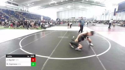 144 lbs Consi Of 16 #2 - Judah Aguilar, Yotes WC vs Mason Espinoza, Impact Wrestling Club