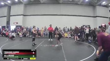 107 lbs Quarterfinal - Teshawn Harris, Ninety Six Wildcats vs Eli Lorang, KC Elite Training Center