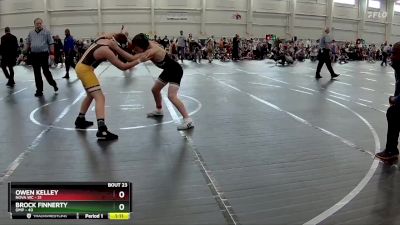 130 lbs Round 5 (10 Team) - Owen Kelley, NOVA WC vs Brock Finnerty, OMP