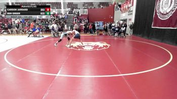 126 lbs Consi Of 16 #1 - Carson Jarrard, Strong Rock Christian vs Ben Greer, North Cobb Christian