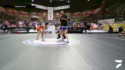 5th Place Match - Toni Escareno, Merced High School Wrestling vs Arianna Lira, Golden State Wrestling Club