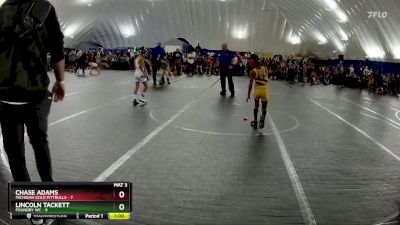 60 lbs Round 6 (10 Team) - Chase Adams, Michigan Gold Pittbulls vs Lincoln Tackett, Foundry WC