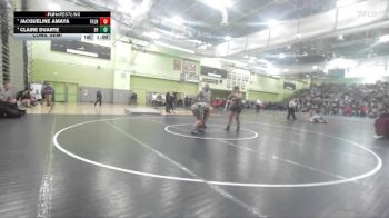 235 lbs Cons. Semi - Claire Duarte, EAGLE ROCK vs Jacqueline Amaya, FRANKLIN