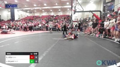 60 lbs Rr Rnd 2 - Gabriella Alba, Ponca City LadyCat Wrestling vs Jolee Kait Bryant, Oklahoma Mafia