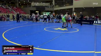 285 lbs Cons. Round 3 - Dylan Allen, OK vs Jonathon Romo, KS