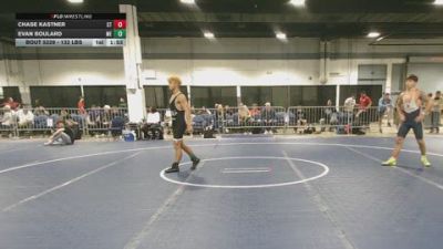 132 lbs Consi Of 32 #1 - Chase Kastner, CT vs Evan Boulard, ME