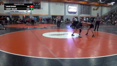 86 lbs Cons. Semi - Henry Miller, North Liberty Wrestling Club vs Aram Banes, Wrath