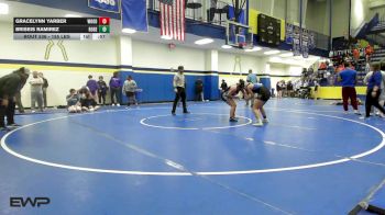 155 lbs Consi Of 8 #2 - Gracelynn Yarber, Woodland vs Briseis Ramirez, Rogers