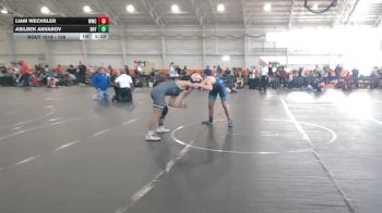 126 lbs Round 5 - Liam Wechsler, Whiteland Wrestling Club vs Asilbek Anvarov, Upgraded Industries