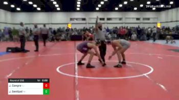 126 lbs Prelims - Joseph Cangro, NJ vs Joe Sentipal, PA
