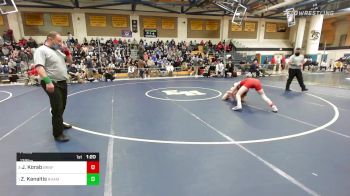 138 lbs Final - Jace Korab, Branford vs Zackary Kanaitis, RHAM