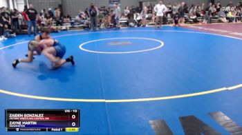 113 lbs Round 1 - Zaiden Gonzalez, Victory Wrestling-Central WA vs Zayne Martin, Washington