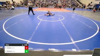 55 lbs Semifinal - Chase Kelton, Arkansas Warthawgs vs Jaxson Watson, Saints Wrestling Club