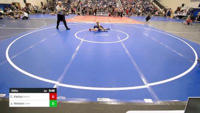 55 lbs Semifinal - Chase Kelton, Arkansas Warthawgs vs Jaxson Watson, Saints Wrestling Club