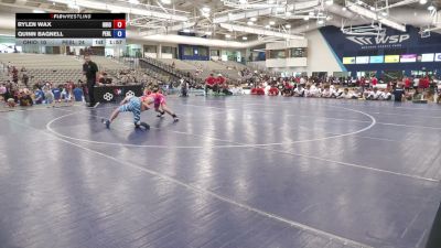 106 lbs Rylen Wax, Ohio vs Quinn Bagnell, Pennsylvania Blue