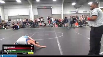 105 lbs Finals (2 Team) - Jackson Mann, Cobra Kai vs Tobin McNair, NCWAY