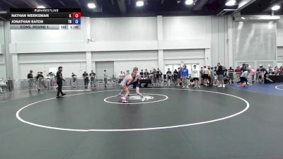 126 lbs Cons. Round 1 - Nathan Werksman, IL vs Jonathan Eaton, TN
