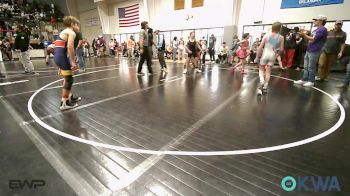 100 lbs Semifinal - Jackson Beckley, Team Tulsa Wrestling Club vs Dayton Garris, Mannford Pirate Youth Wrestling