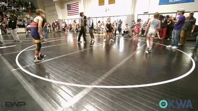 100 lbs Semifinal - Jackson Beckley, Team Tulsa Wrestling Club vs Dayton Garris, Mannford Pirate Youth Wrestling