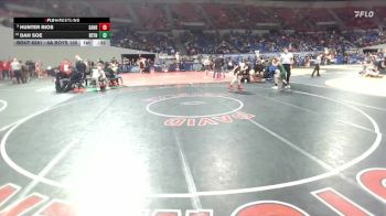 6A Boys 150 lbs Cons. Round 2 - Hunter Rios, Sandy Boys vs Dah Soe, Reynolds Boys