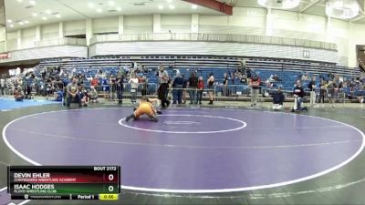 119 lbs Quarterfinal - Isaac Hodges, Floyd Wrestling Club vs Devin Ehler, Contenders Wrestling Academy