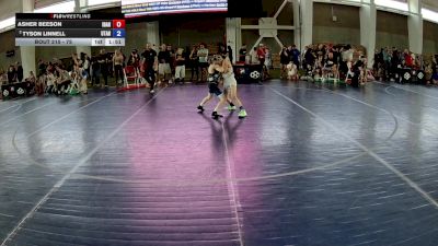 75 lbs Cons. Semis - Asher Beeson, Idaho vs Tyson Linnell, Utah