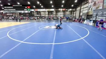 95 lbs Cons. Round 4 - Nate Peterson, Berge Elite Wrestling Academy vs Joe Murphy, Governor Wrestling