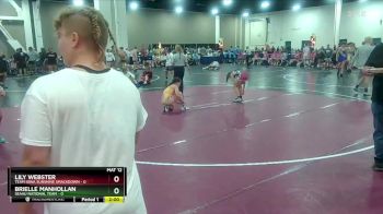 100 lbs Champ Round 1 (16 Team) - Lily Webster, Team Iowa Sunshine Smackdown vs Brielle Manhollan, SEAAU National Team