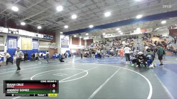 106 lbs Cons. Round 6 - ISAIAH CRUZ, Mayfair vs Andrew Gomez, Porterville