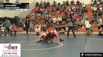 Boys-215 lbs Semifinal - Tyler Cumming, Nick`s Knights vs Nicolas Costantini, Brower`s Brawlers