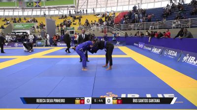 Íris Santos Santana vs Rebeca Silva Pinheiro 2025 Brasileiro Jiu ...