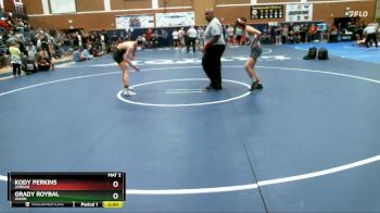 126 lbs Champ. Round 2 - Kody Perkins, Jordan vs Grady Roybal, Union