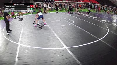 105 lbs Cons. Quarters - Axton Gill, Alaska vs Max Larwin, Oregon