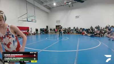 97 lbs Quarterfinal - Dyson Eixenberger, Touch Of Gold WC vs Charles Halvorsen, Glenrock Wrestling Club