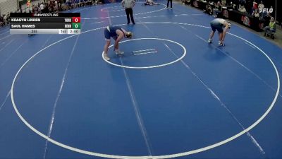 285 lbs Semis & 1st Wrestleback (8 Team) - Keagyn Linden, York vs Saul Hames, Bennington