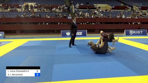Lisa Anne Shackelford vs Karyn L Borscheid 2024 Pan IBJJF Jiu-Jitsu No-Gi Championship