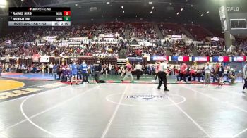AA - 103 lbs Champ. Round 1 - Raivis Sirs, Missoula Big Sky / Loyola Sacred Heart vs Bo Potter, Great Falls / MSDB