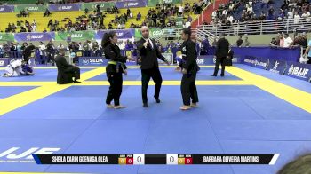 Barbara Oliveira Martins vs Sheila Karin Goenaga Olea 2025 Brasileiro Jiu-Jitsu IBJJF