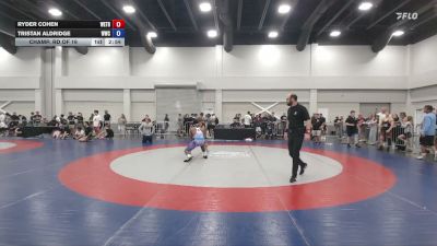 132 lbs Champ. Rd Of 16 - Ryder Cohen, Well Trained vs Tristan Aldridge, Wave Wrestling Club
