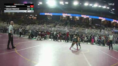 170 lbs Quarterfinal - Megan Preston, Wiregrass Ranch vs Sofia James, Seabreeze