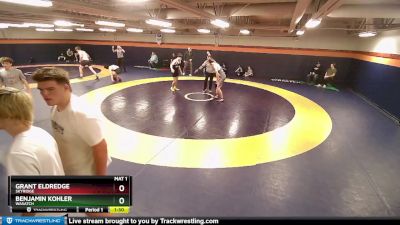 144 lbs Quarterfinal - Benjamin Kohler, Wasatch vs Grant Eldredge, Skyridge