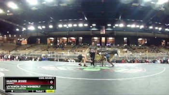 126 lbs Cons. Round 5 - Hunter Jessee, Hagerty vs Uy?Kwon Zion Wimberly, Zephyrhills Christian