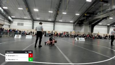 92 lbs Final - Porter Branson, Salem Elite Mat Club vs Geno Reuvers, Pinnacle Wrestling Club