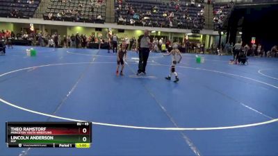 45 lbs Round 4 - Lincoln Anderson, DGF vs Theo Ramstorf, Princeton Youth Wrestling