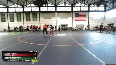 137-145 lbs Cons. Semi - Braeden Grisham, Oswego Wrestling Club vs Jaxon Foote, Bloomfield Hills