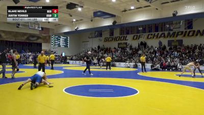 141 lbs Consi Of 8 #1 - Blake Nevils, Meridian (ID) vs Justin Torres, Brawley
